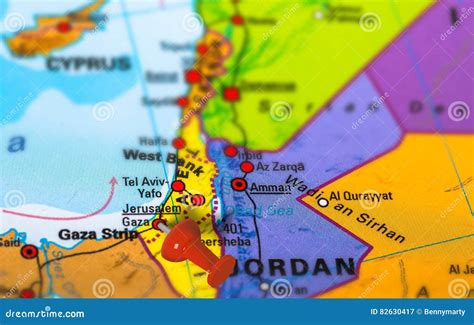 Palestine Gaza map stock image. Image of landmark, gaza - 82630417