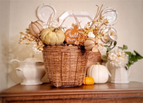 Super Easy Fall Basket DIY with a Trick - Victorian Lane Farms