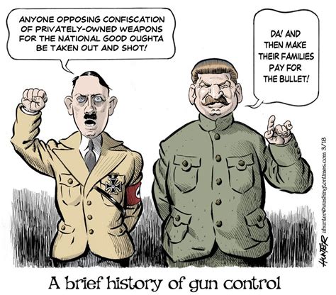 Political Cartoons - Around the World - A brief history of gun control ...