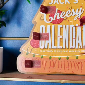 Personalised Pizza Christmas Joke Advent Calendar By Oakdene Designs