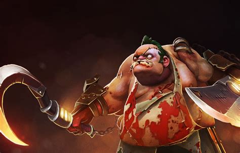 Wallpaper hook, Dota 2, butcher, Pudge, butcher, pudge images for desktop, section игры - download