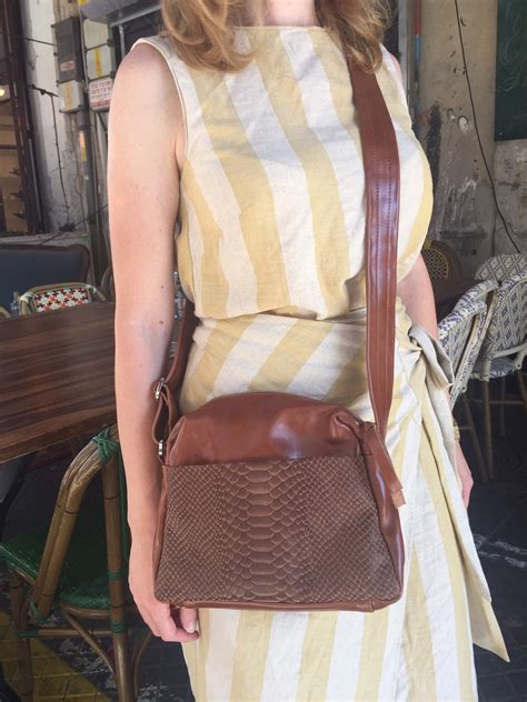 Brown Crossbody Leather Bag Brown Leather Handbag Brown - Etsy