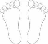 Foot Coloring Page Sketch sketch template