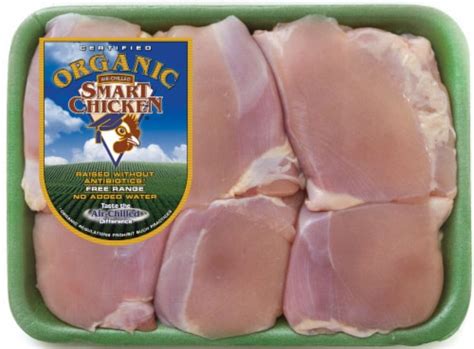 Smart Chicken® Organic Boneless Chicken Thighs, 1 lb - Harris Teeter