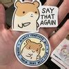 Hamster With Knife Sticker Funny Meme Sticker Cute Laptop Sticker Gifts ...