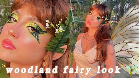 Green Fairy Face Makeup