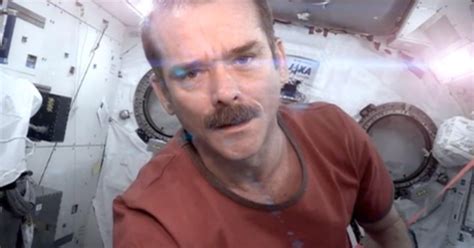 Commander Chris Hadfield says farewell to ISS with David Bowie cover in space - CBS News