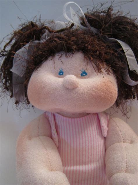 Dinky Baby, Handmade Baby Doll, Soft Sculpture Doll, Magnetic Pacifier ...