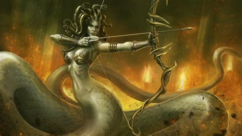 ArtStation - Medusa Battle Illustration, Joshua Carrenca