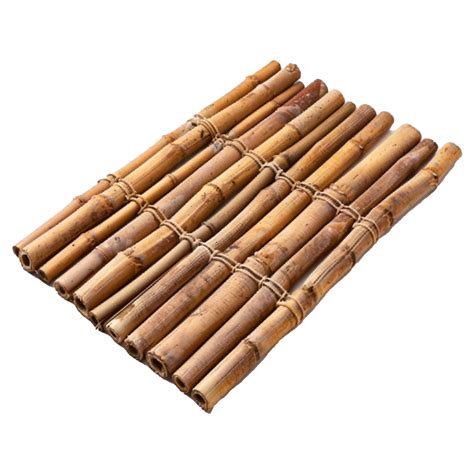 AI generated Magnificent bamboo table mats isolated on transparent background 40332570 PNG