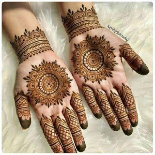 Latest Round Tikki Mehndi Designs For Beautiful Hands