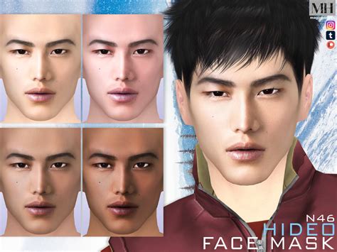 The Sims Resource - Hideo Face Mask N46