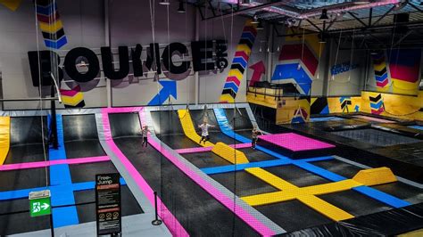 Trampoline Park Fun for Kids at Bounce - YouTube