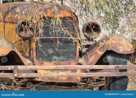 Rusty old classic truck stock photo. Image of automobile - 206283700