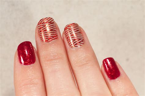 Red Foil Nail Art - May contain traces of polish