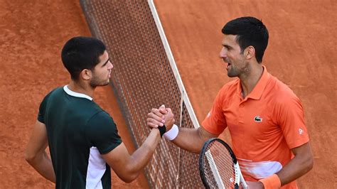 Masters 1000 Roma - Novak Djokovic: "Carlos Alcaraz es actualmente el mejor del mundo"