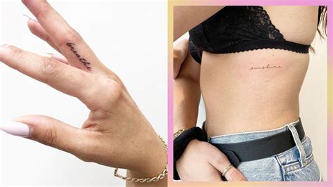 10 Minimalist One-Word Tattoo Designs to Try