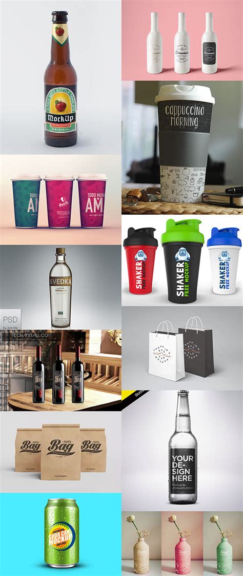 33 Free PSD Product Packaging Mock-up Templates :: Behance