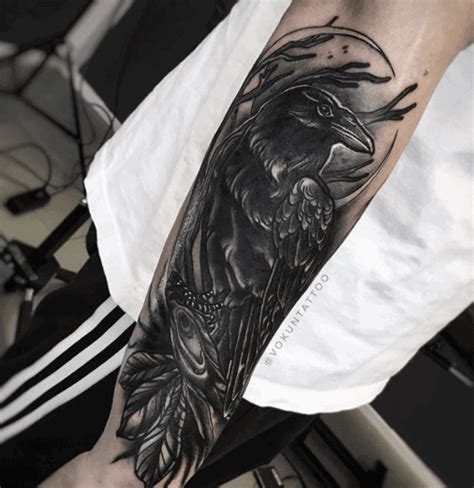 Raven Tattoo - 200+ Crow Tattoo Designs To Inspire You - Tattoo Stylist