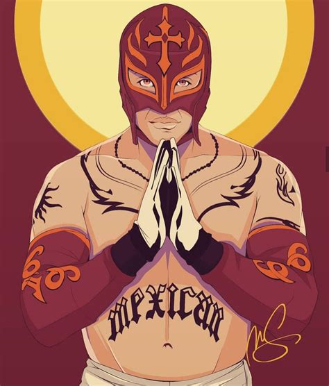 Rey Mysterio Mask Drawing