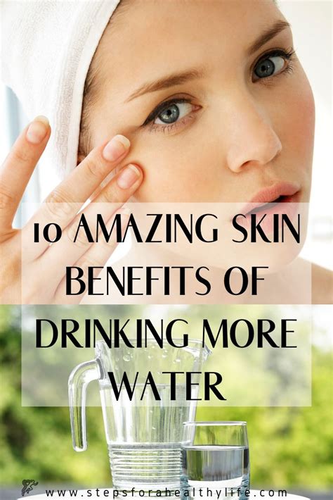 10 Amazing Skin Benefits of Drinking More Water 🧊👩‍🦰 | Water benefits for skin, Skin benefits ...