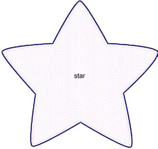 printable rounded star template - Clip Art Library