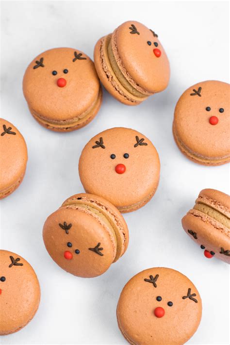 Reindeer Macarons - The Tipsy Macaron