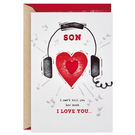 Valentines Card For Son - Valentine S Day Card For Son Birthday ...