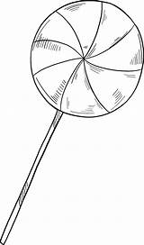 Lollipop Coloring Pages Drawing Lollipops Swirl Sheets Template Candy  sketch template