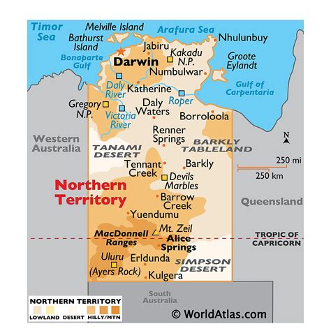 Northern Territory Maps & Facts - World Atlas