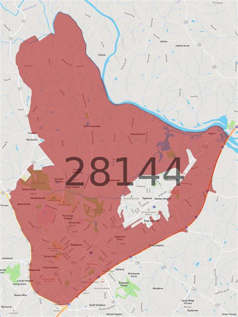 Zip Code 28144 - AtlasBig.com