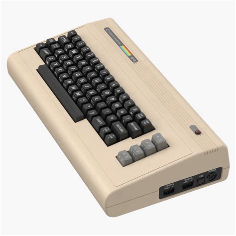 3d commodore 64 keyboard