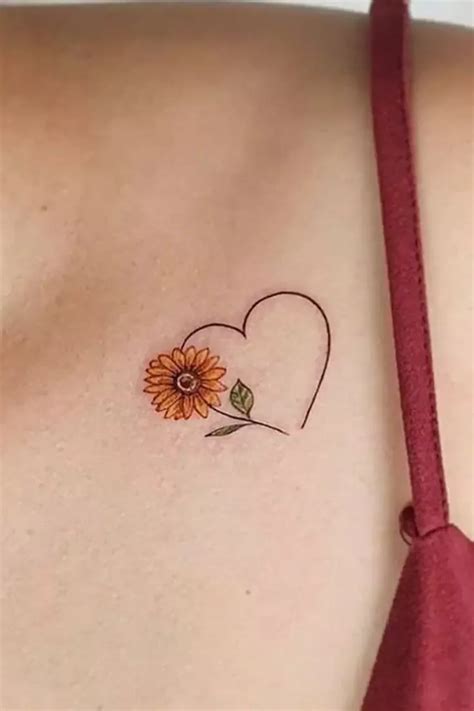 11 Pretty Sunflower Tattoo Ideas for Females 2 in 2023 | Tattoos for daughters, Small tattoos ...