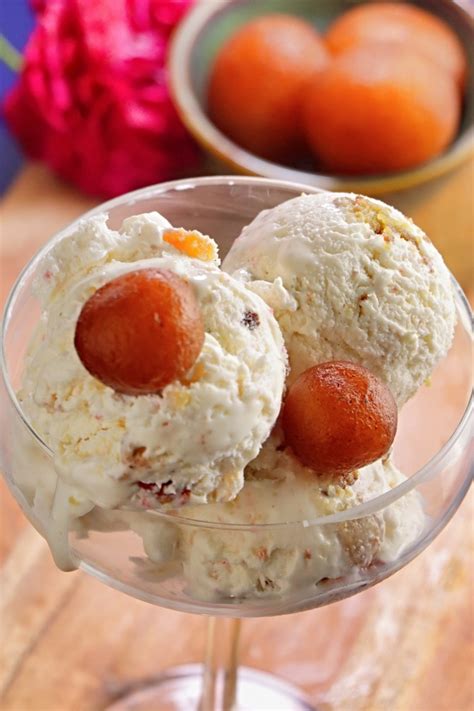 Perfect Gulab Jamun Ice cream | 100% best Ice cream Guarantee Recipe | How to make Gulab Jamun ...