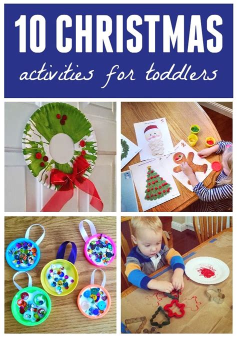 10 Simple Christmas Activities for Toddlers | Christmas crafts for toddlers, Preschool christmas ...