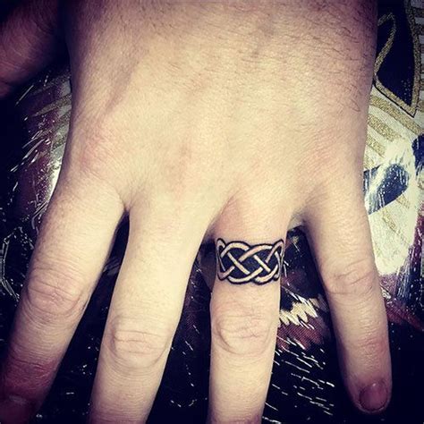 20 Wedding Ring Tattoos For Couples That Convey Their Love | Ring ...