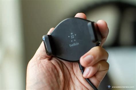 Belkin in-car wireless charging holds and charges your phone at the ...