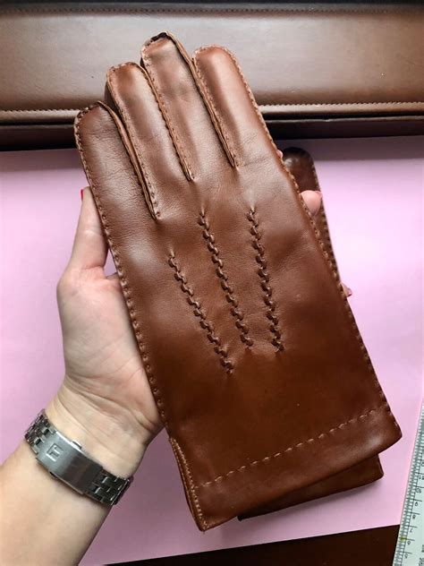 WINTER Gloves With Touchscreen Fingers, Men Leather Gloves With ...