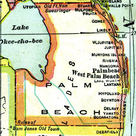 Map Of Palm Beach County Florida - Printable Maps