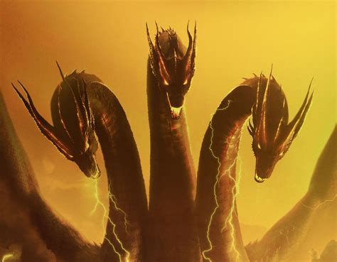 King Ghidorah - KOTM Poster Wallpaper by Chellisome on DeviantArt