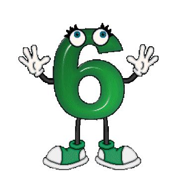 Zahl - Nummer - Number 6 | Clip art, Abc, Alphabet