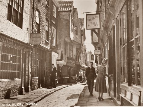 Shambles, York | Vintage photography, York, Uk history