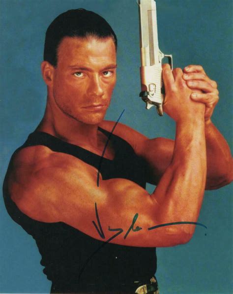 JEAN-CLAUDE VAN DAMME SIGNED AUTOGRAPH 8X10 PHOTO - JCVD, BLOODSPORT ...