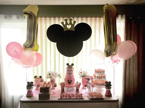 Princess Minnie / Birthday "Princess Minnie 1st Birthday " | Catch My Party