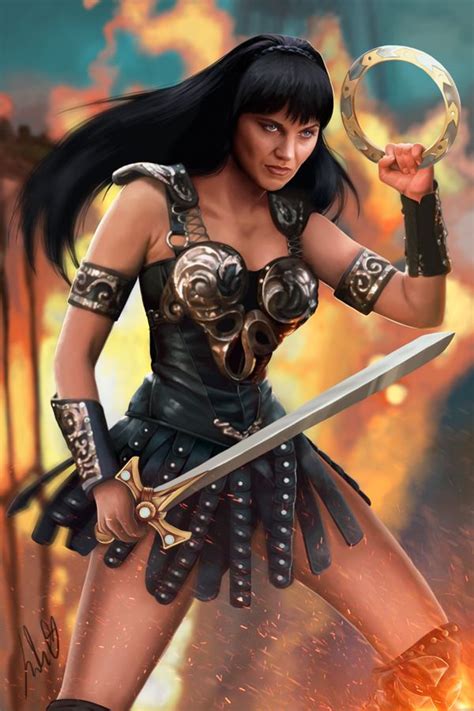 Xena, The Warrior Princess by JulietGarciaArt on DeviantArt | Xena a princesa guerreira, A ...