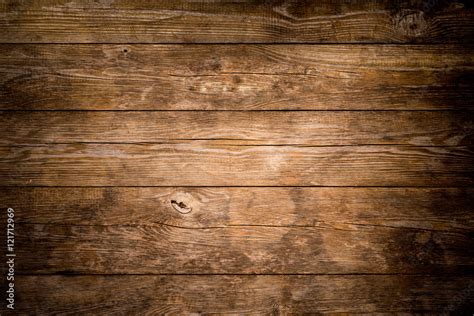 Rustic wood planks background Stock Photo | Adobe Stock