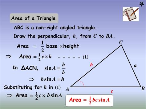 PPT - Using Trigonometry to find area of a triangle PowerPoint ...