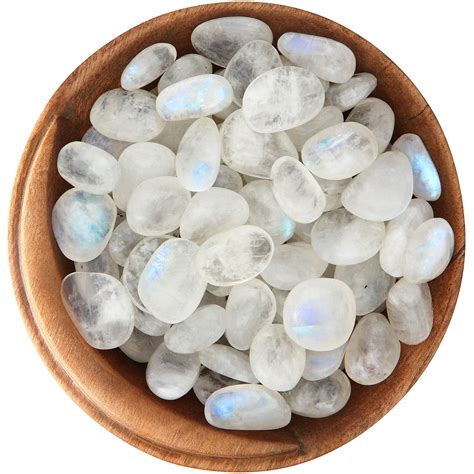 Ethical Tumbled Rainbow Moonstone - AAA Quality