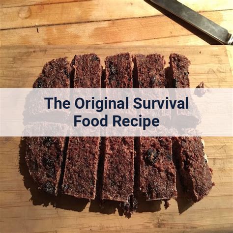 The Original Survival Food Recipe - SurvivalFood.com