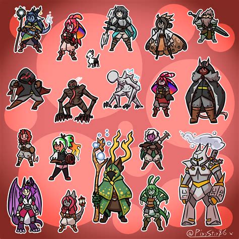 [OC][ART] A bunch of sprites I drew for my DND campaign! : r/DnD